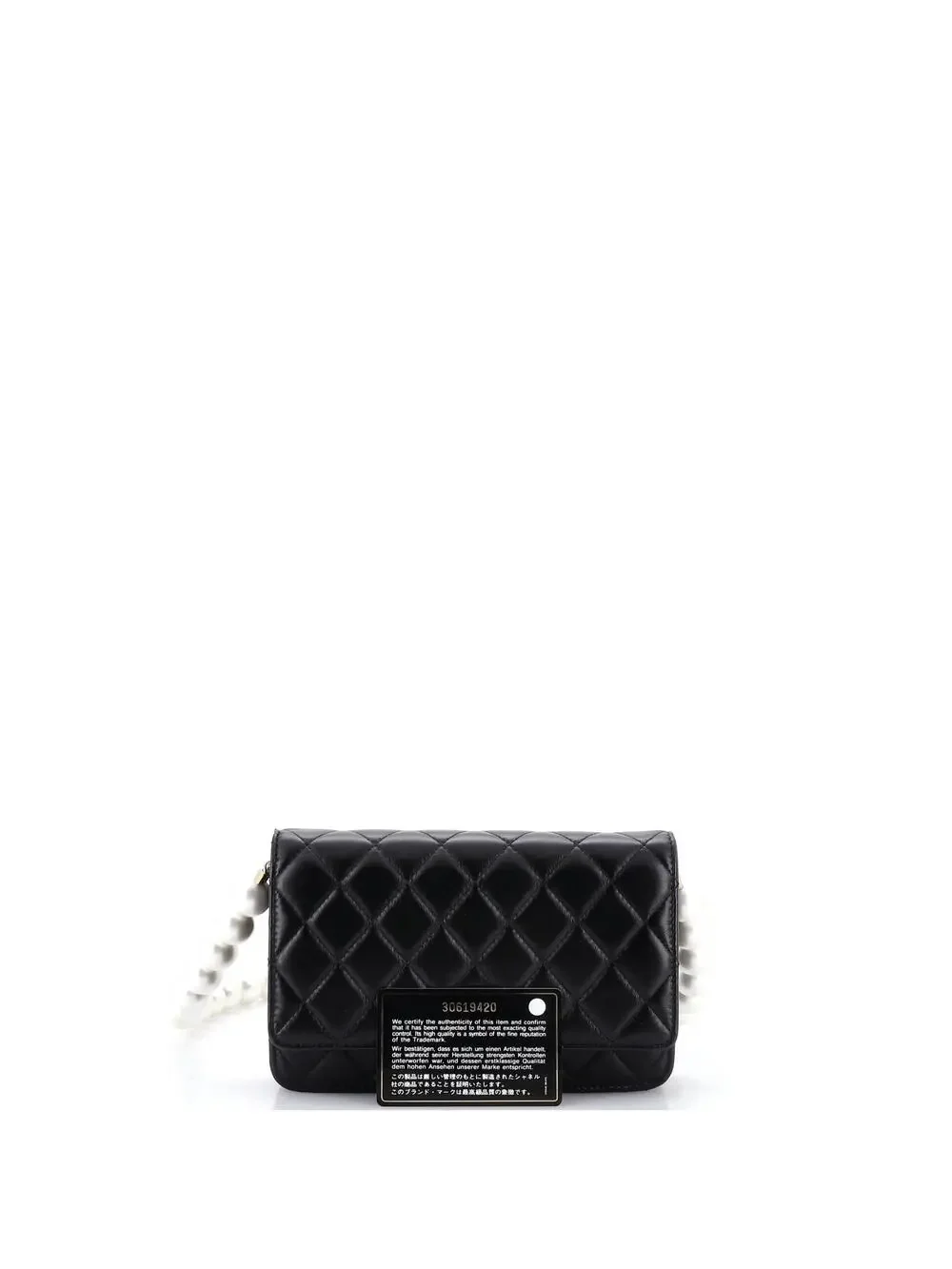Chanel Pearl Strap Wallet On Chain #253057C31B